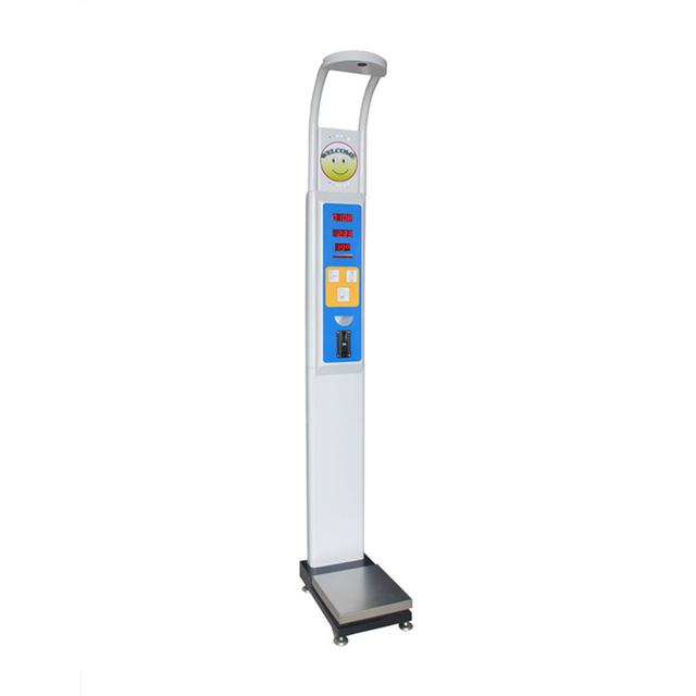 HW-600 Coin operated bmi height weight scale