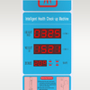 HW-900 Coin operated bmi height weight scale