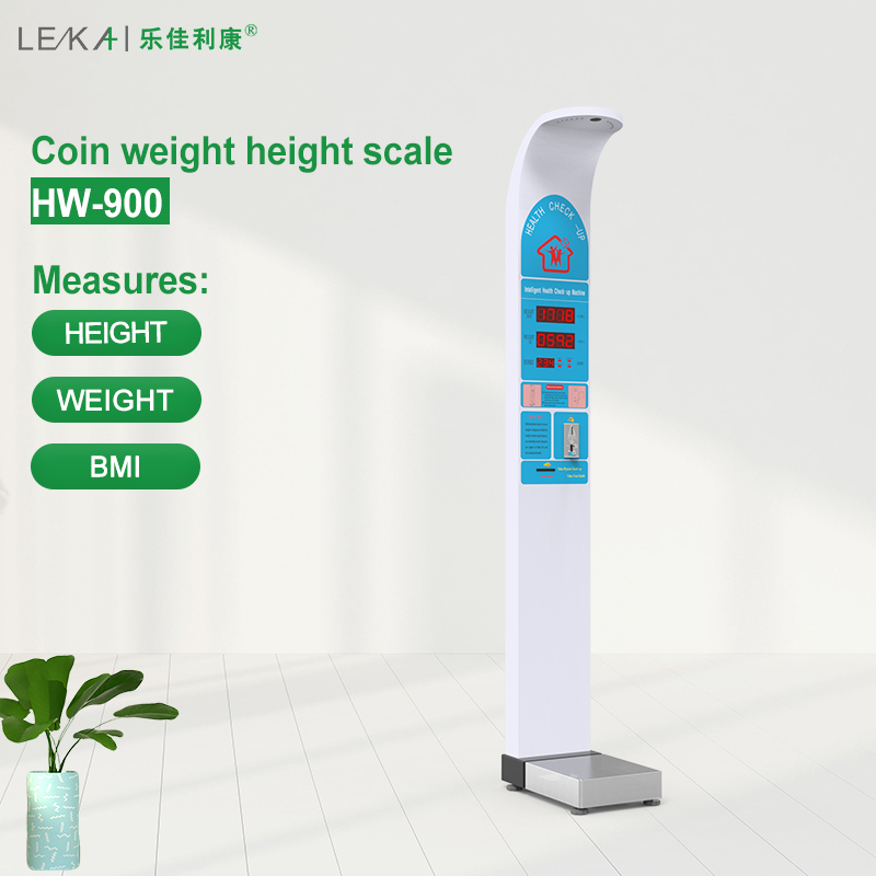 HW-900 Coin operated bmi height weight scale