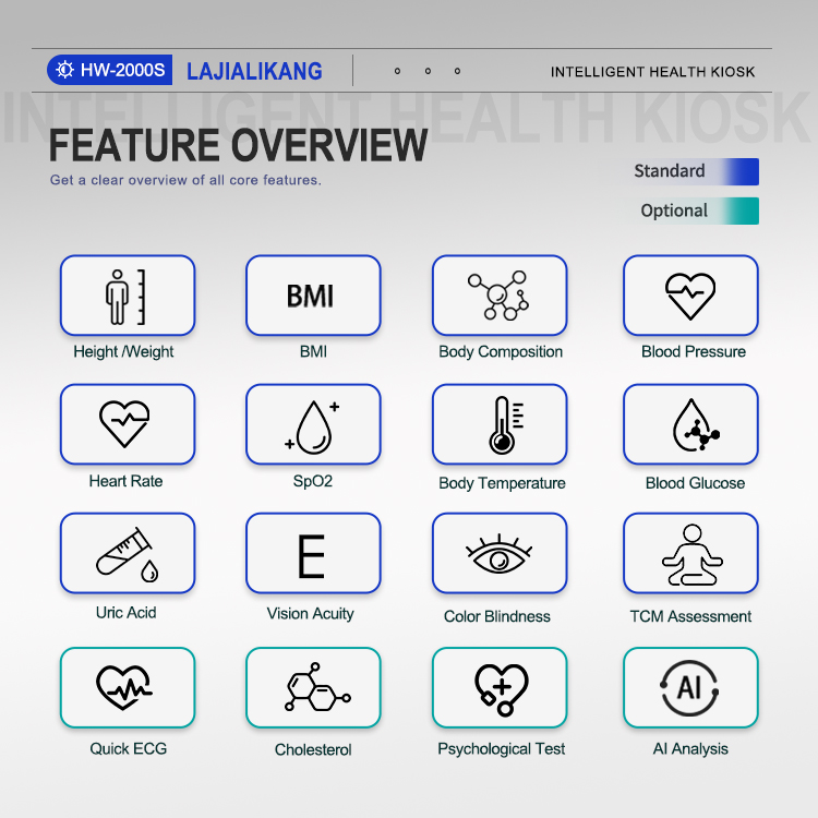 HW-V2000S intelligent physical examination machine