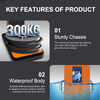 HW-B9 Waterproof Height Weight Fat Scale